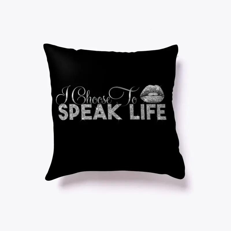 Speak Life Throw Pillow