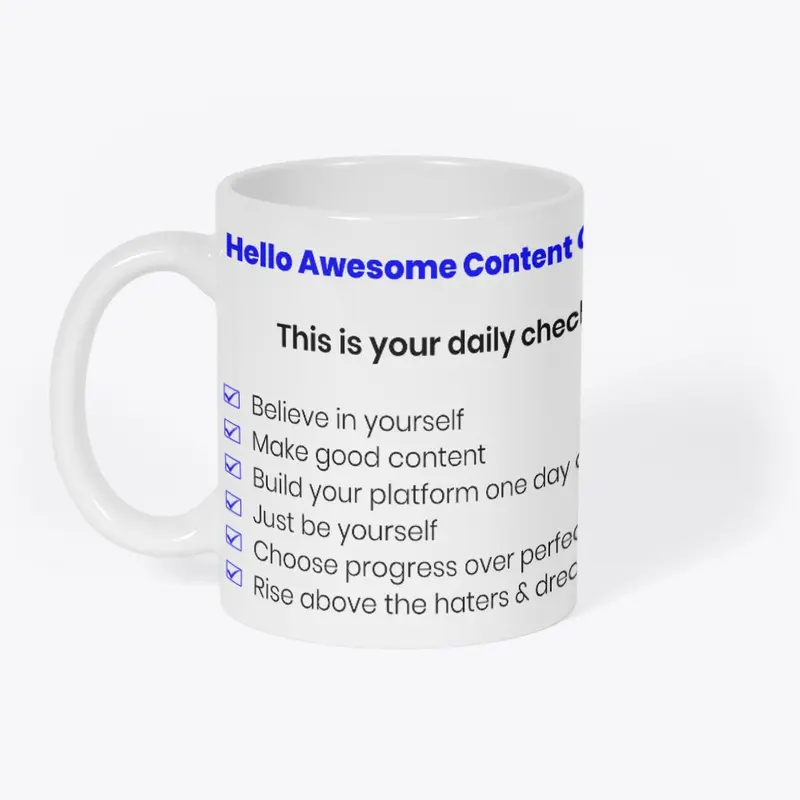 Awesome Content Creator Mug